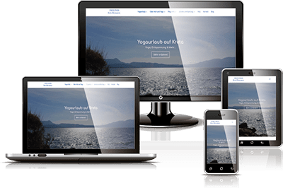 Vero. Online Marketing Projekte Webdesign Yogaurlaub Kreta